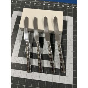 Royal Doulton Bamboo (4) Dinner Knives 18/10 Stainless‎ Flatware